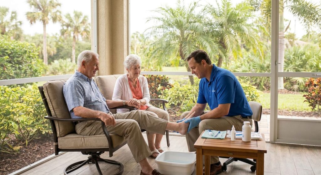 Diabetic foot care for seniors in Southwest Florida