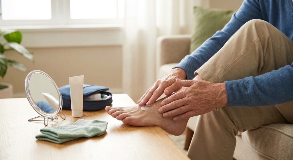 Diabetic foot care for type 2 diabetes patients