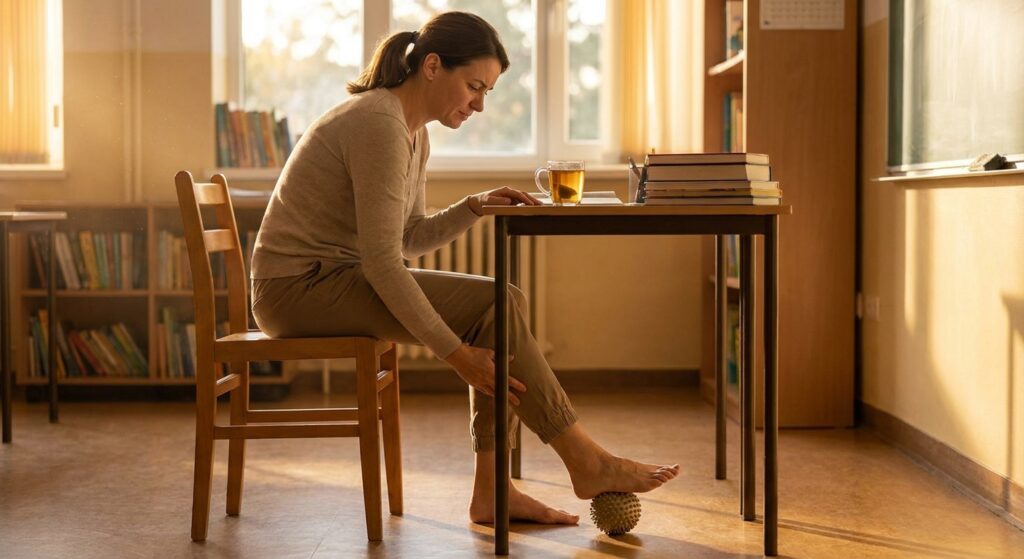Plantar fasciitis treatment for teachers on their feet all day