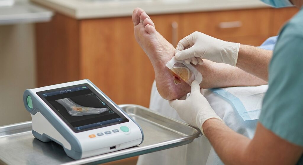 Advanced wound care for non-healing foot wounds