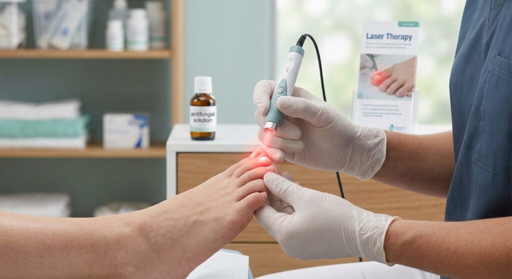 Best toenail fungus treatments including laser therapy