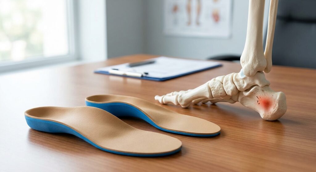 Custom orthotics for heel spurs