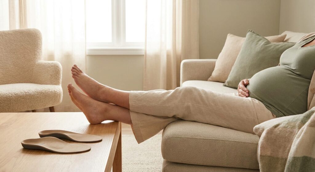 Custom orthotics for pregnancy-related foot pain