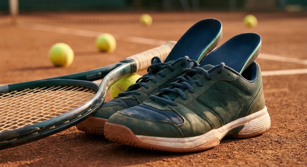Custom orthotics for tennis players