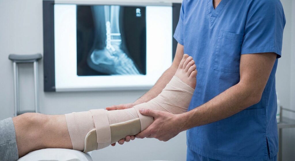 Dislocated ankle fracture: treatment and what to expect