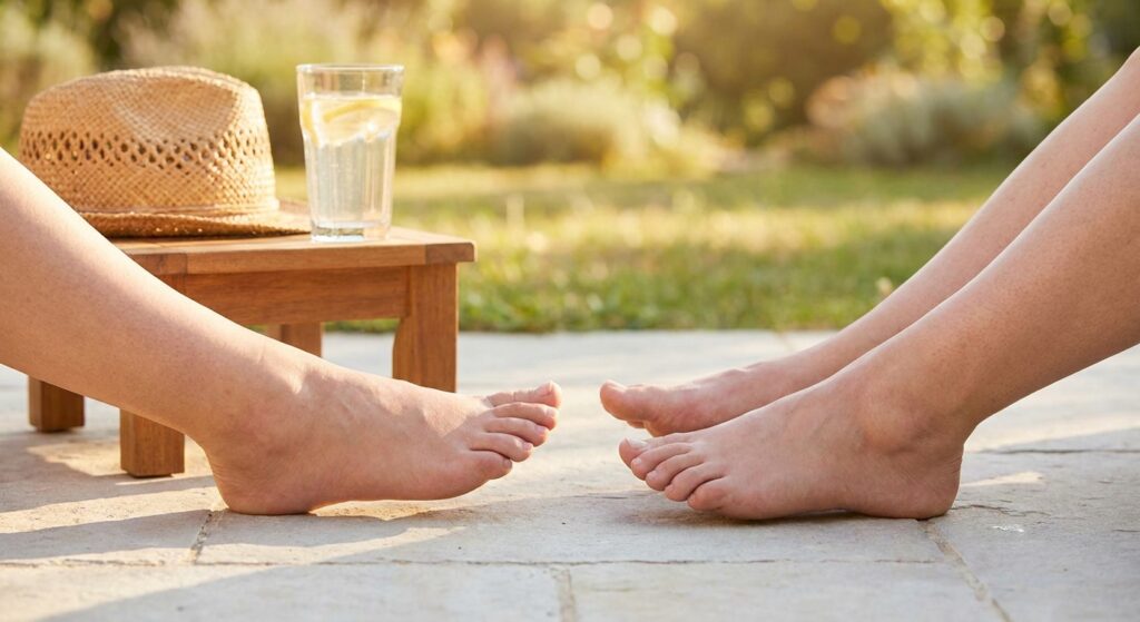Feet swell in hot weather: causes and how to manage it