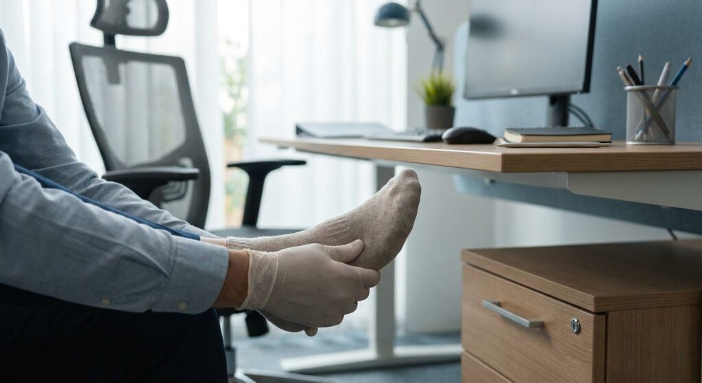 Foot cramps at work: why your feet cramp during long shifts