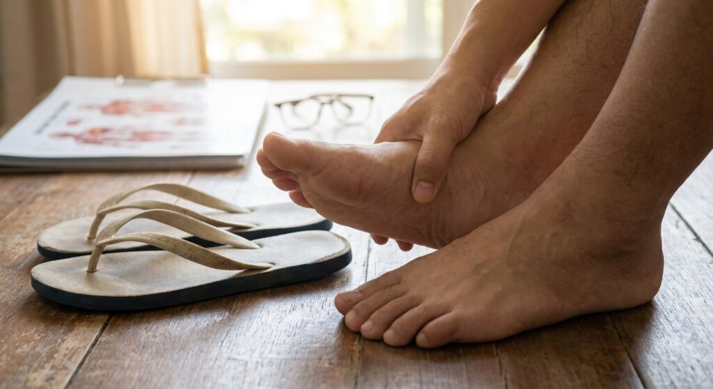 Foot pain from flip flops: what podiatrists want you to know