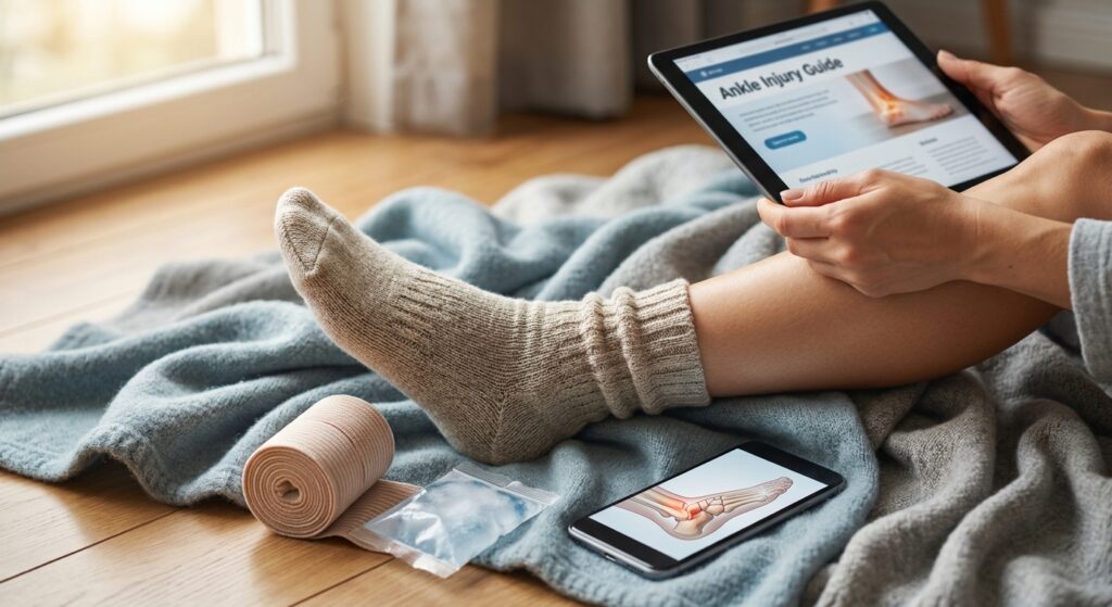 How to tell if you have a broken ankle or sprain