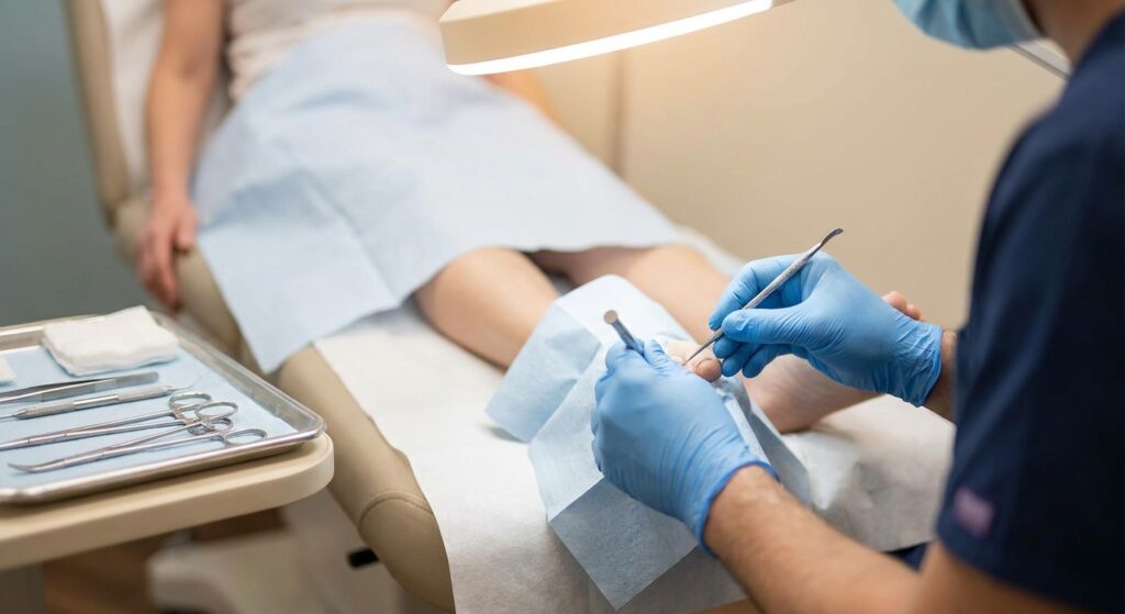 Ingrown toenail removal: in-office procedure explained