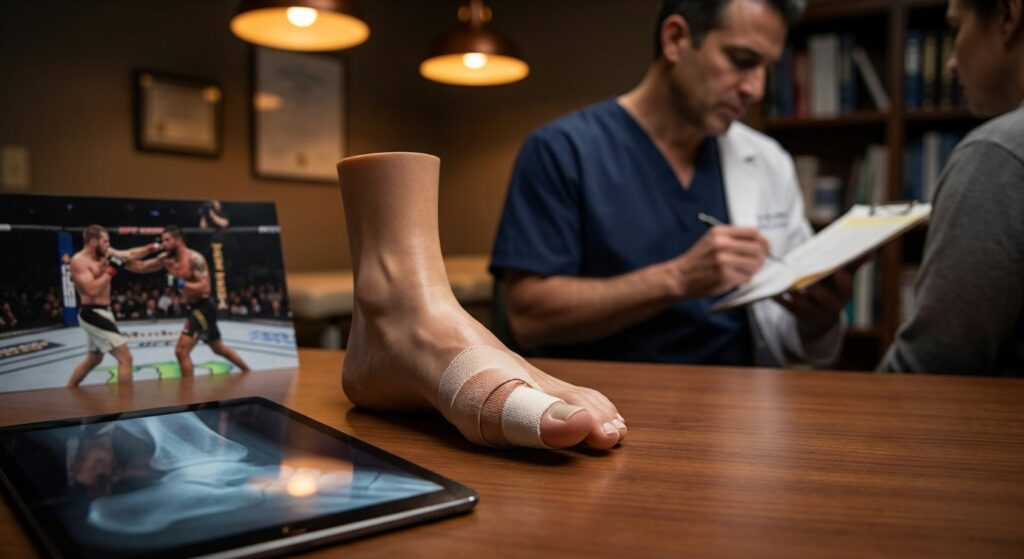 Jon Jones toe injury: what podiatrists say about turf toe