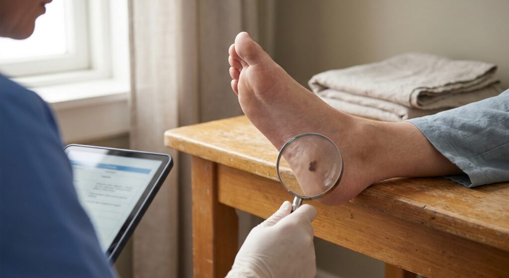 Melanoma on the foot and ankle: what to watch for