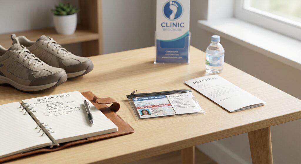 New patient guide: what to bring to your podiatry visit