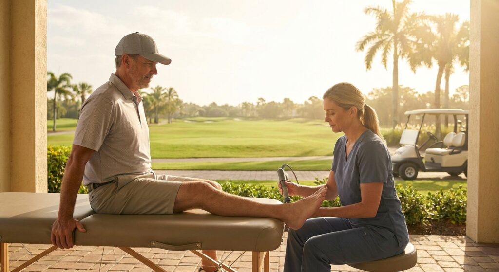 Plantar fasciitis treatment for golfers in Southwest Florida