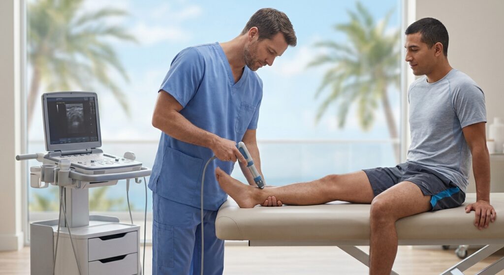 Shockwave therapy for Achilles tendinitis in Naples FL