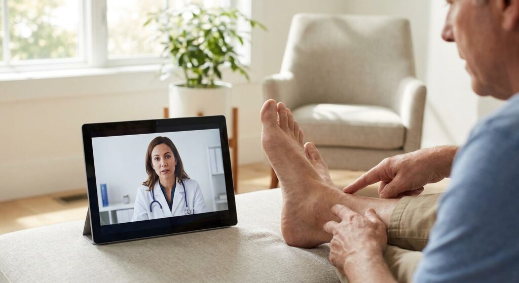 Telehealth podiatry visits: what can be treated remotely
