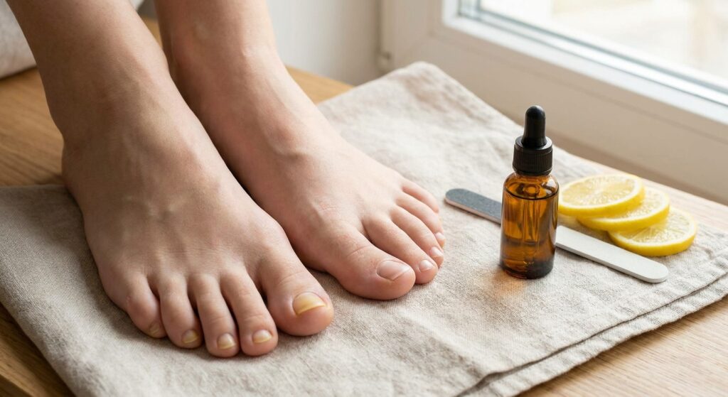 What causes yellow toenails and how to fix them