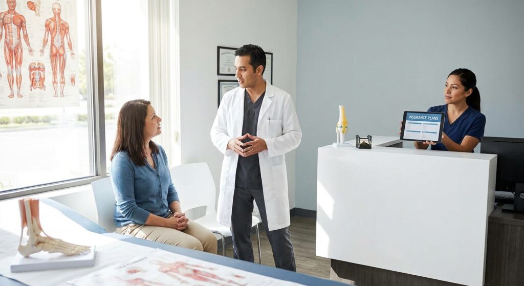 What insurance plans cover a podiatrist visit
