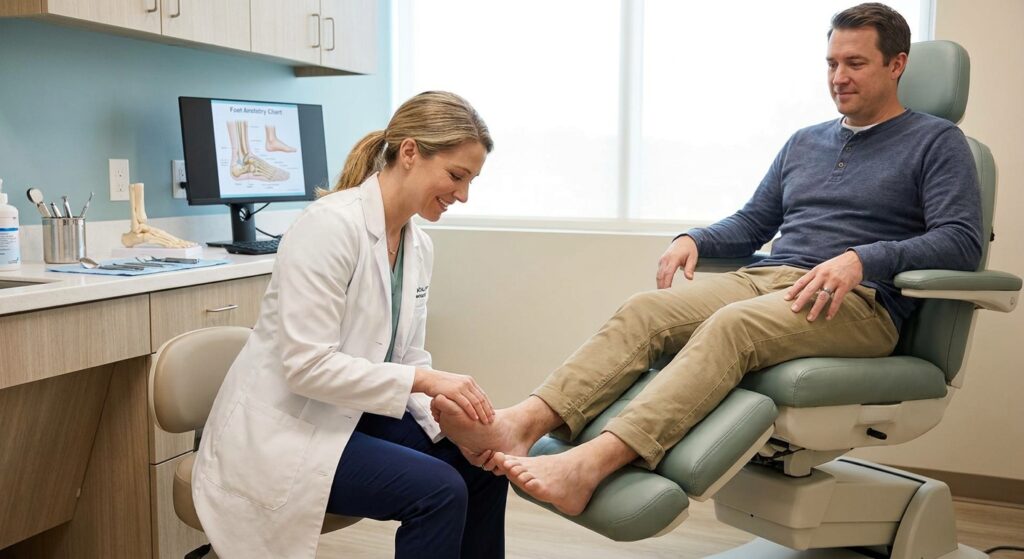 What to expect at your first podiatrist appointment