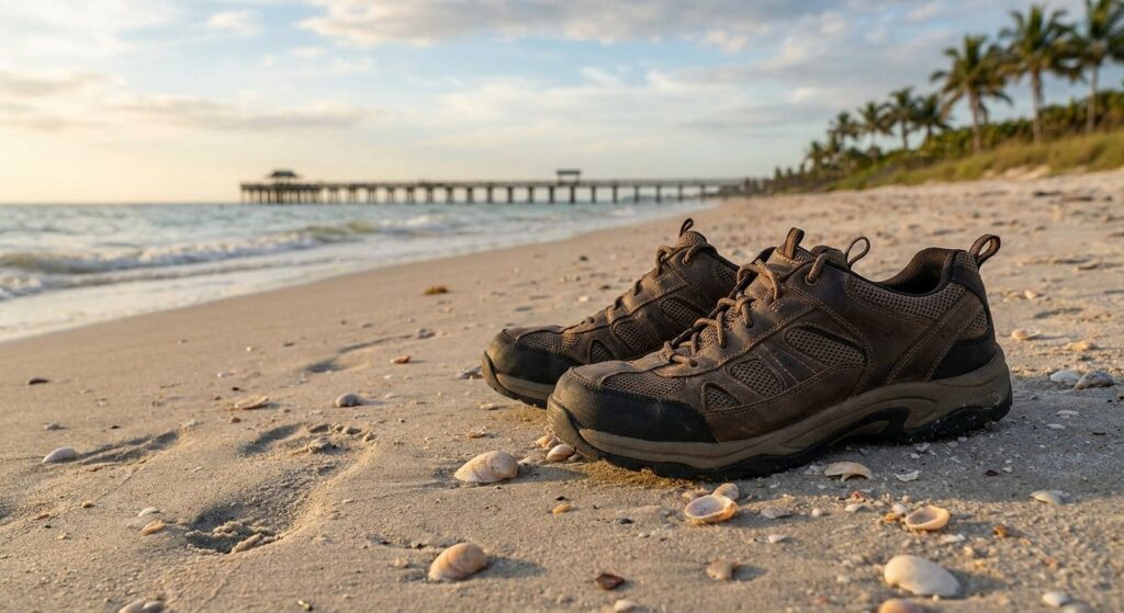 Best shoes for walking on Naples beaches