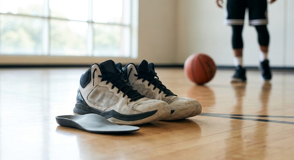 Custom orthotics for adult basketball players