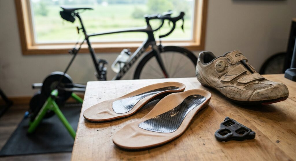 Custom orthotics for cyclists