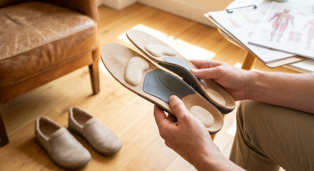 Custom orthotics for people with rheumatoid arthritis in feet