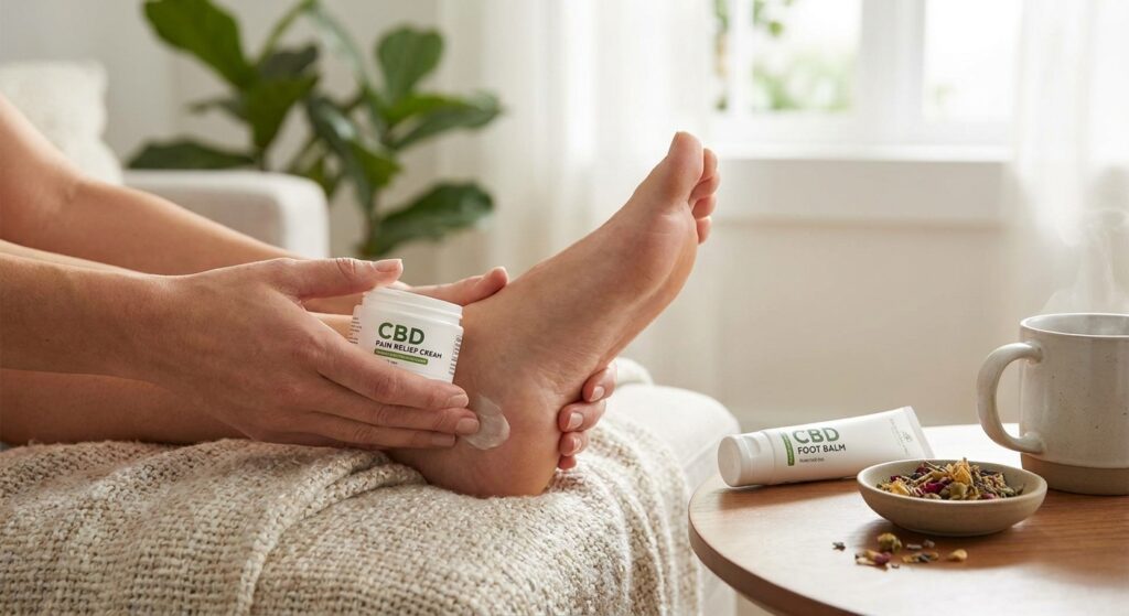 Does CBD cream help with foot and heel pain