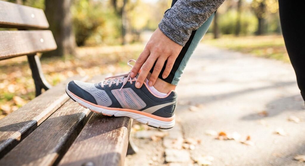 Extensor tendonitis: pain on the top of the foot