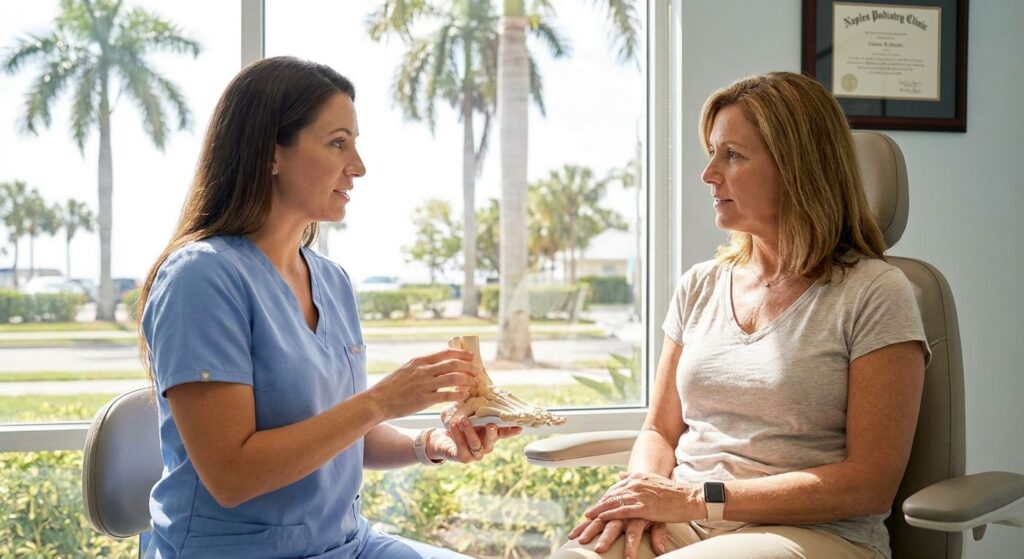 Female podiatrist in Naples FL: what patients often ask