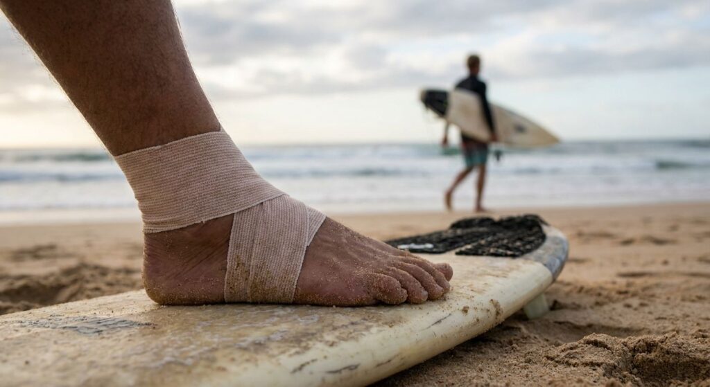 Foot and ankle injuries in surfers
