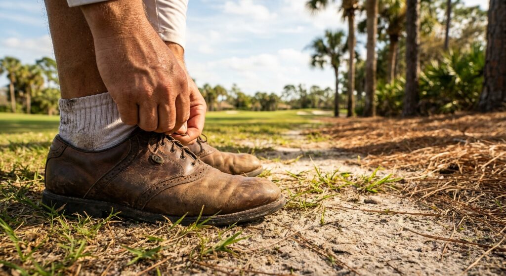Foot care for golf caddies in Southwest Florida