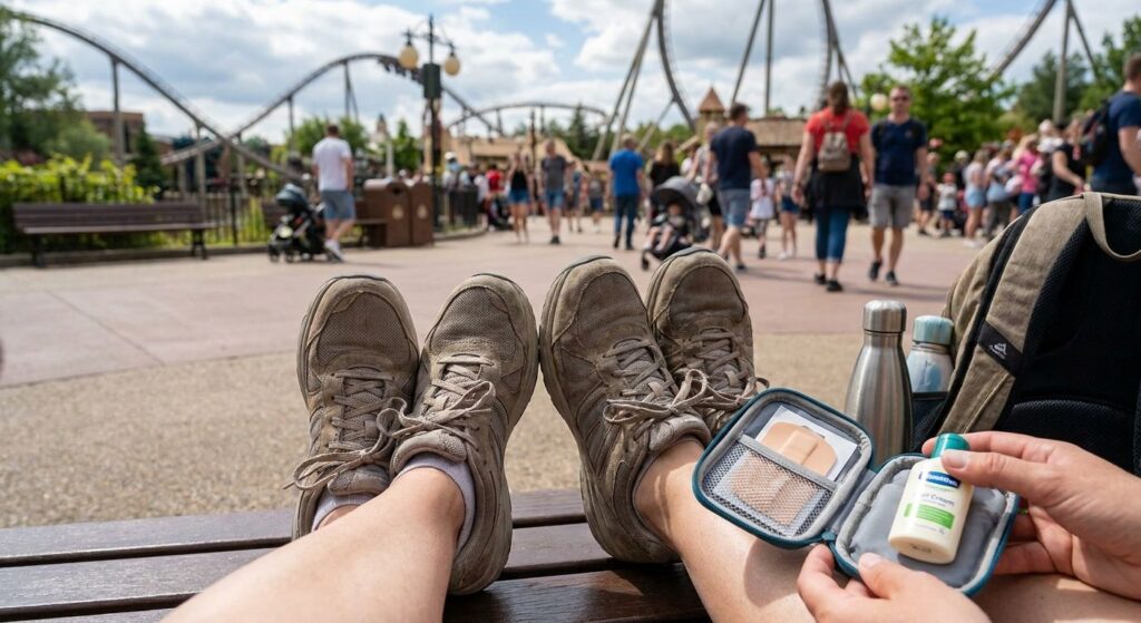 Foot care tips for a day of walking at theme parks