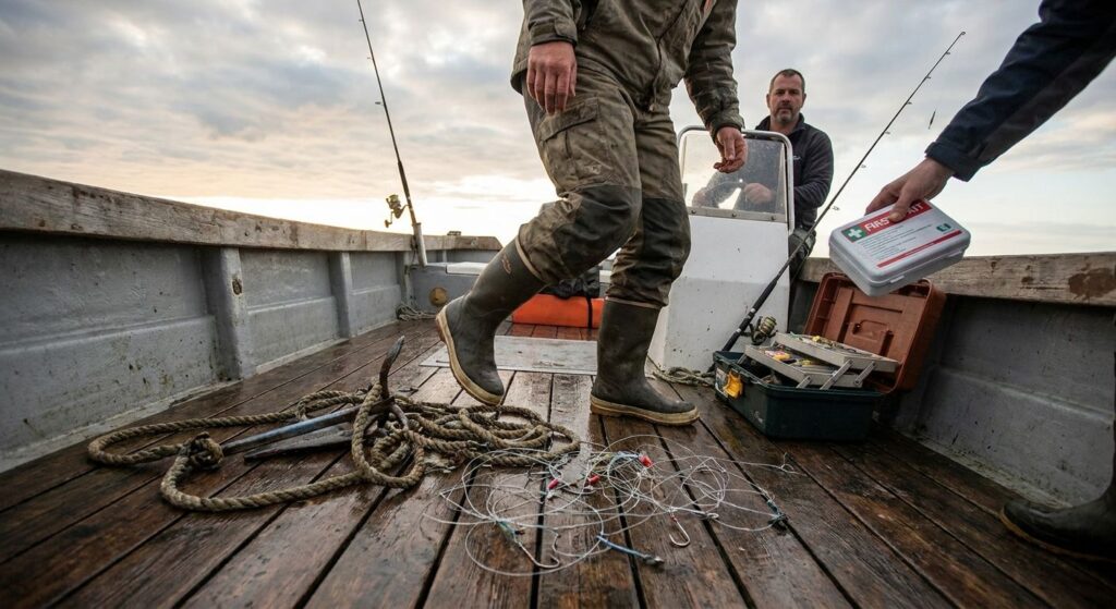 Foot injuries in recreational anglers and boaters