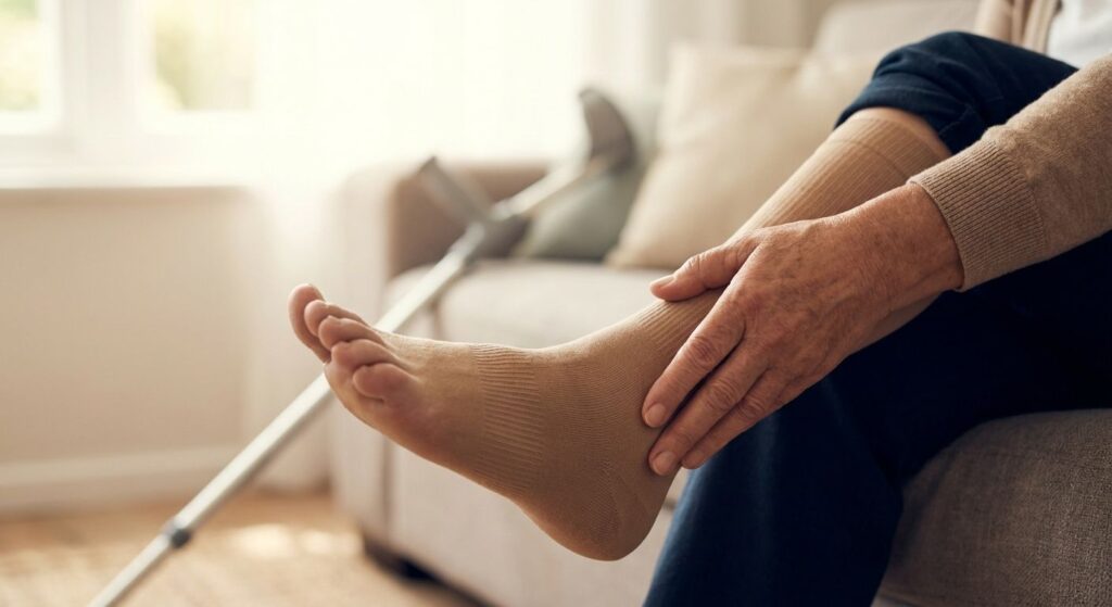 Foot pain after knee or hip replacement surgery