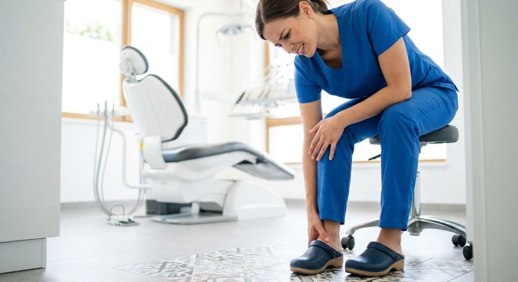 Foot pain in dental hygienists