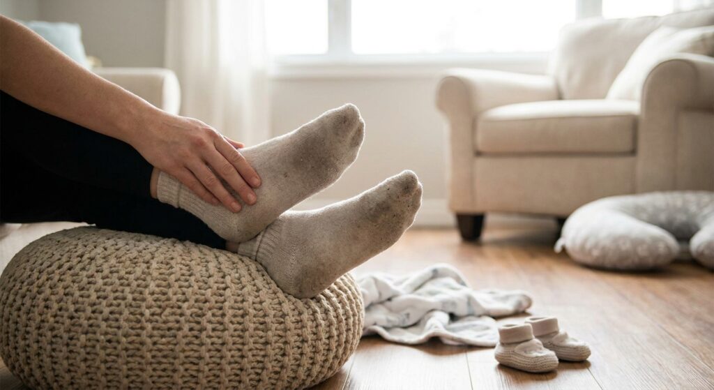 Foot pain in new mothers postpartum