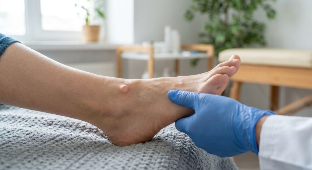 Ganglion cyst on the foot: causes and treatment options