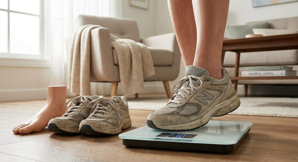 How excess weight affects your feet and joints