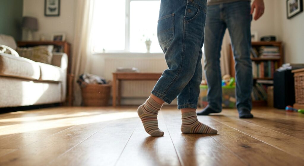 How to tell if toddler toe walking is a problem