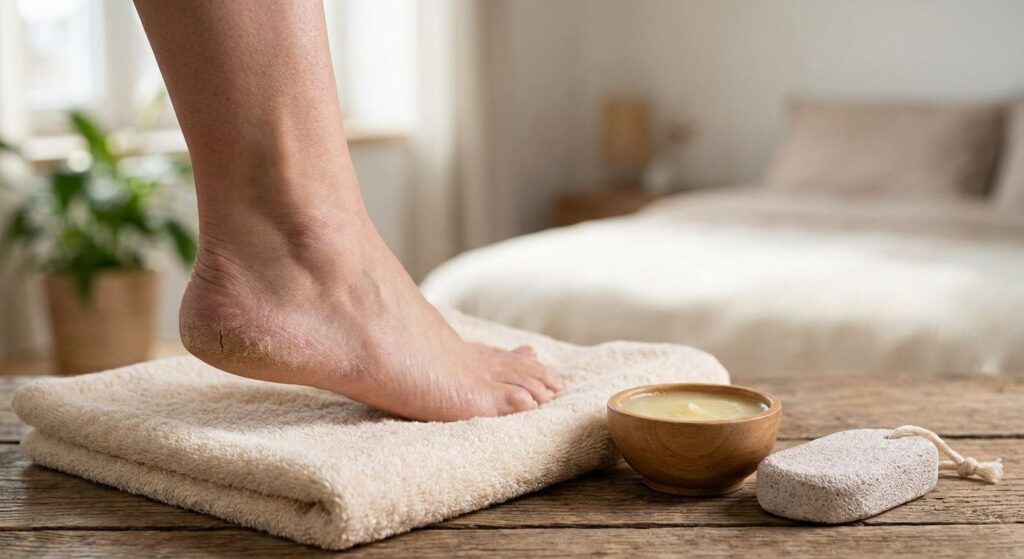How to treat cracked heels that will not heal