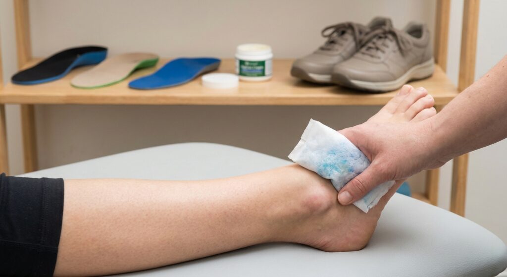 How to treat Haglund's deformity, the pump bump on your heel