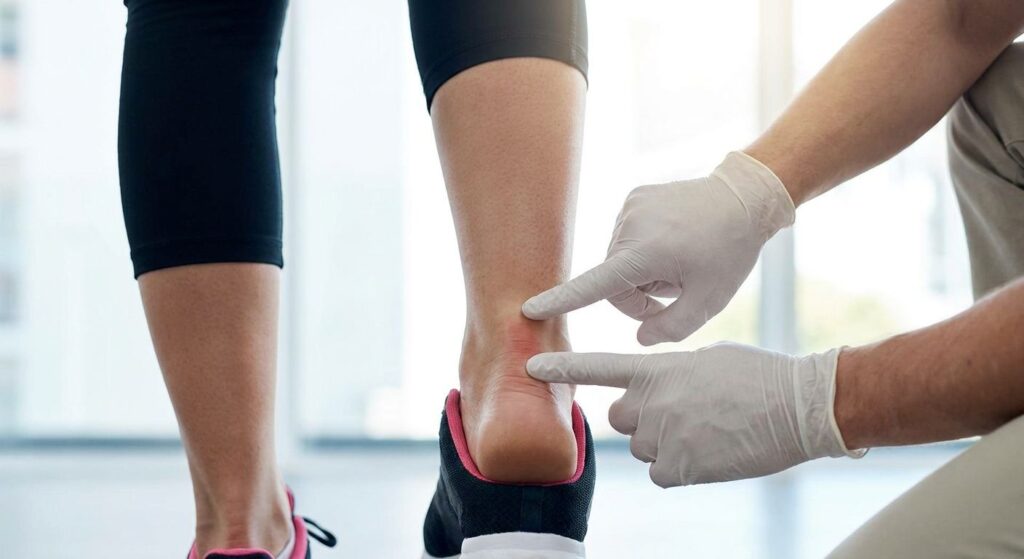 Insertional Achilles tendinopathy vs midportion pain