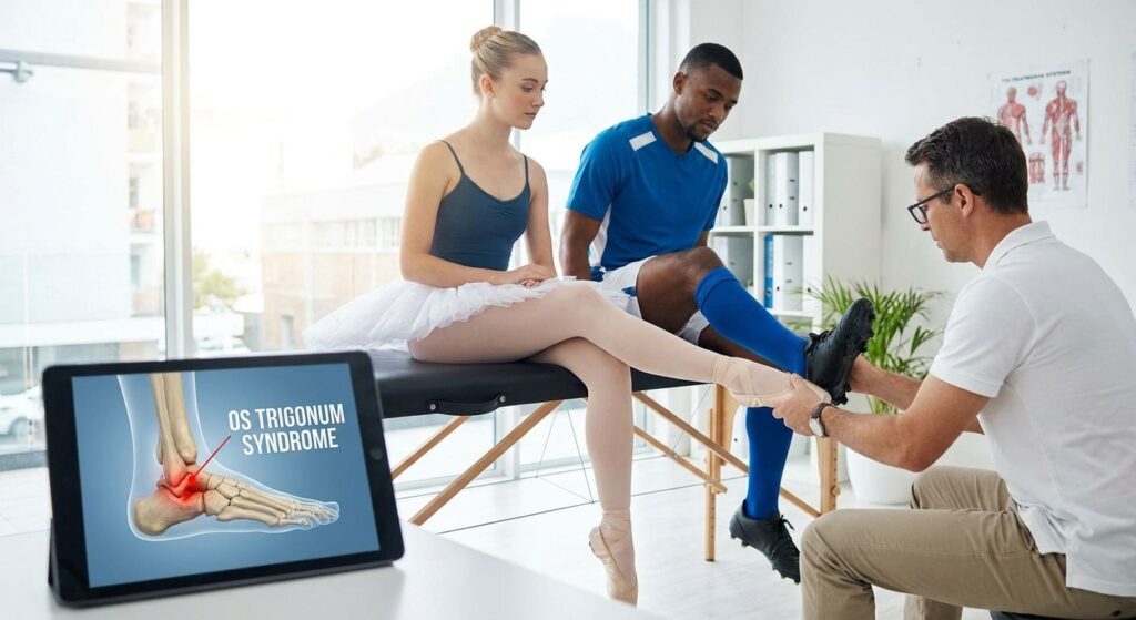 Os trigonum syndrome in dancers and soccer players