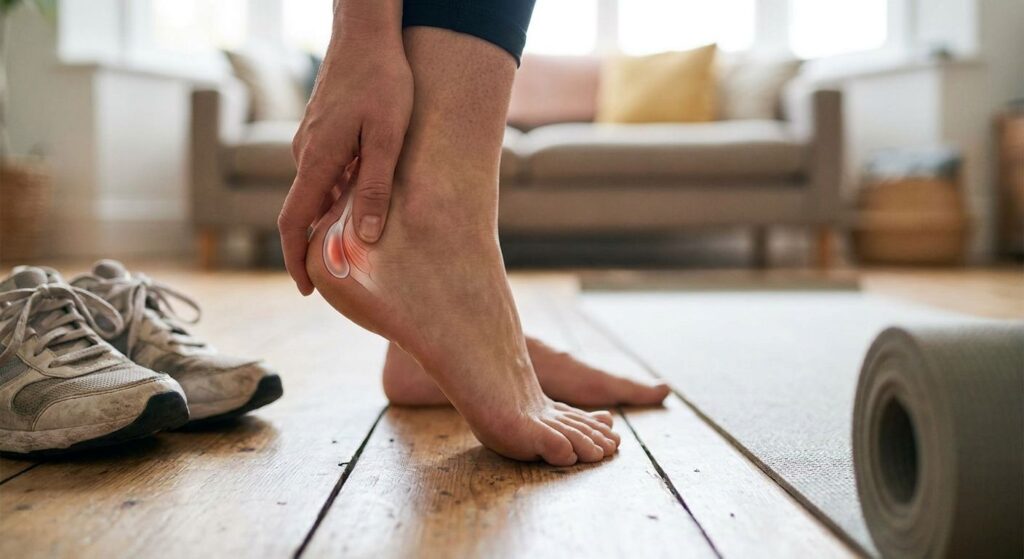 Retrocalcaneal bursitis: pain behind the heel bone