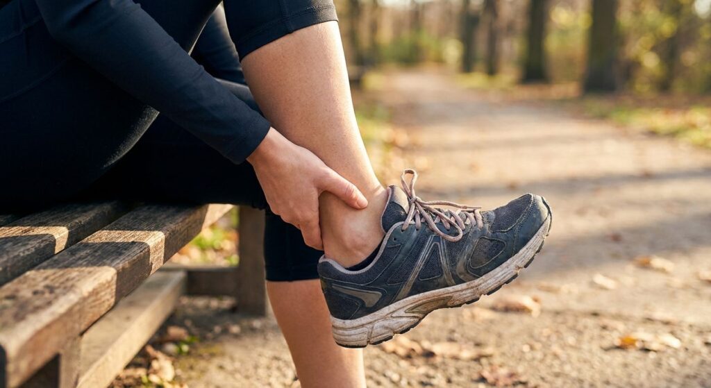 Sinus tarsi syndrome: pain on the outside of the ankle