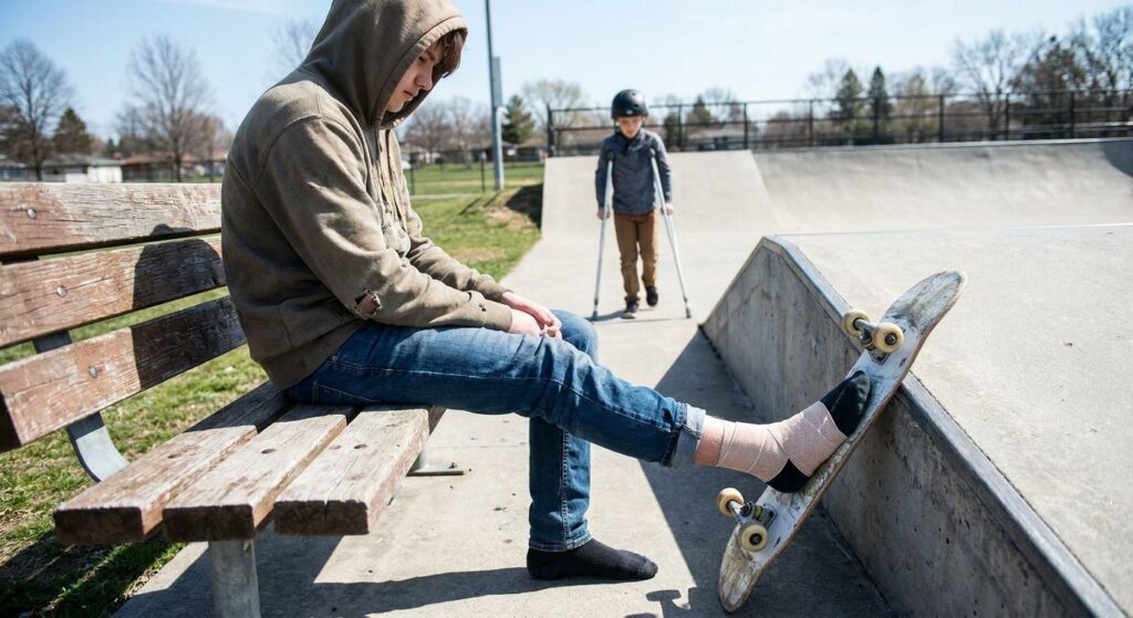 Skateboarding foot and ankle injuries in kids and teens