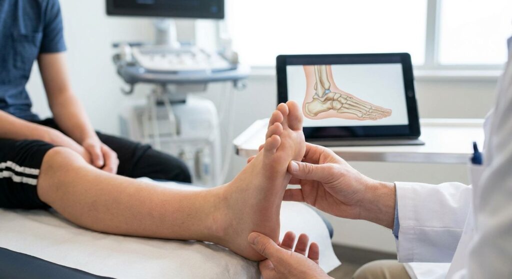 Tarsal coalition: stiff flat feet in teens explained