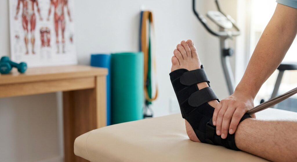 What foot drop is and how it gets treated