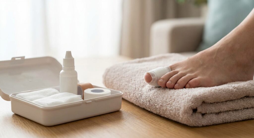 What to do when a toenail falls off completely